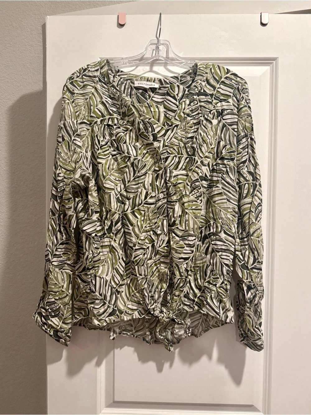Leaf Print Blouse
